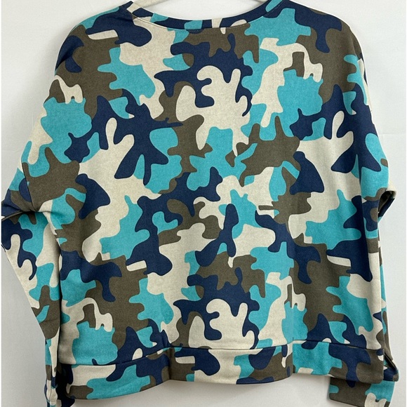 G.I.L.I. Drop Sleeve Crew Neck Long Sleeve Sweatshirt XS - Picture 4 of 5